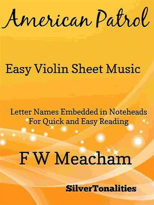 cover image of American Patrol Easy Violin Sheet Music